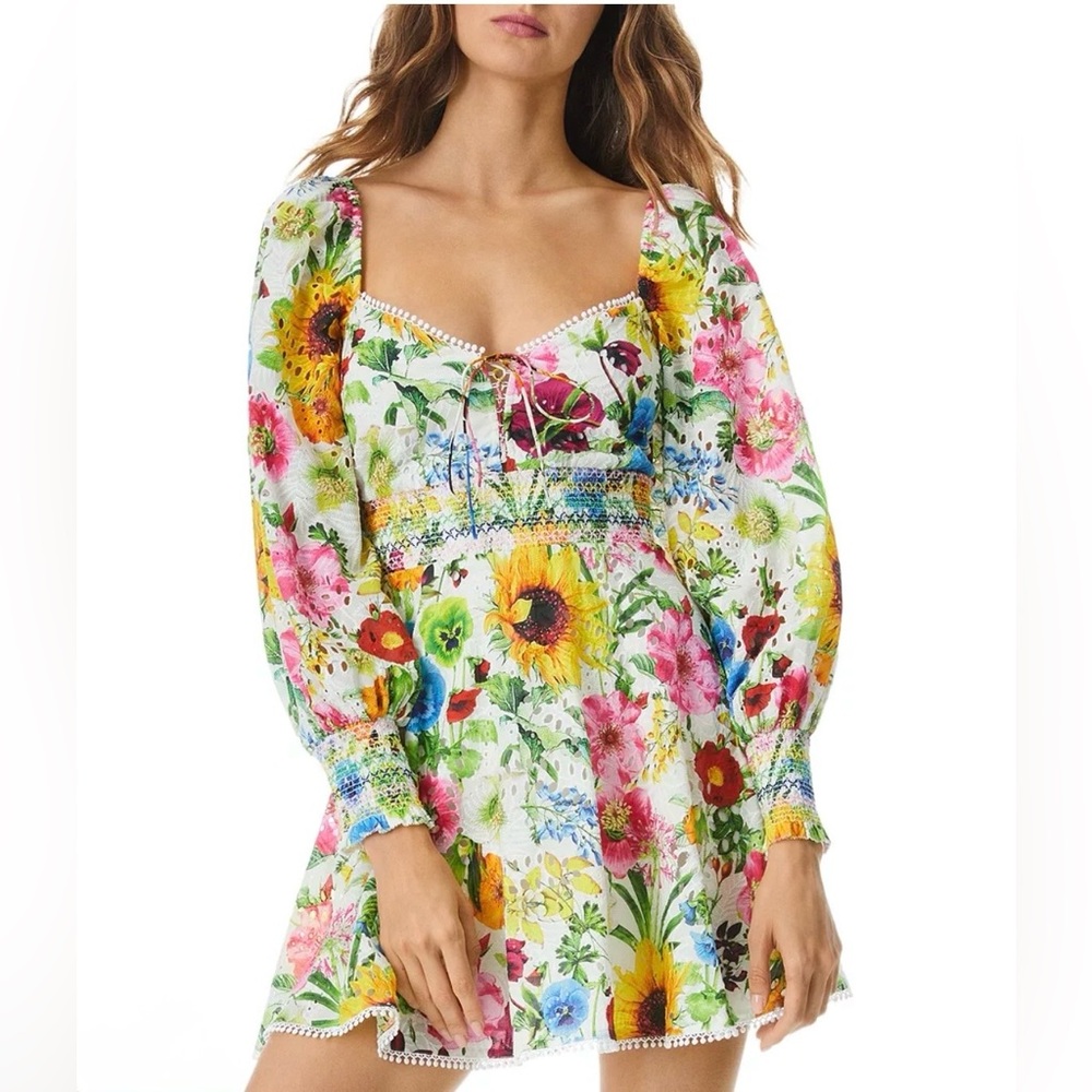 Alice and Olivia Crawford Printedโ Mini Dress Size XS